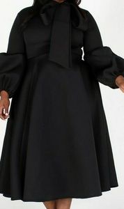 NEW Black BOW DRESS
